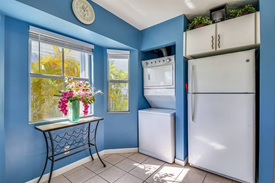 Laundry in unit.