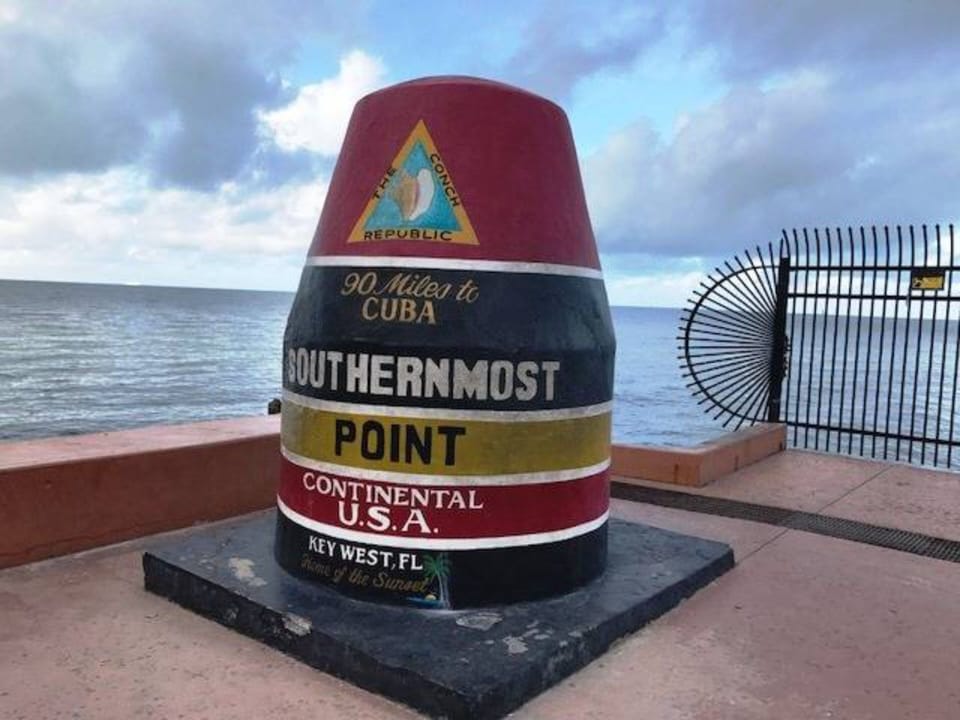 Southernmost point.