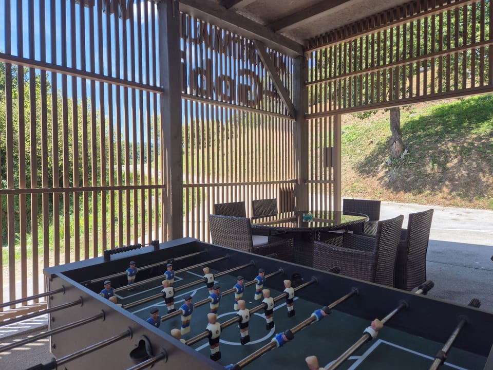 Public pool available during the summer season.