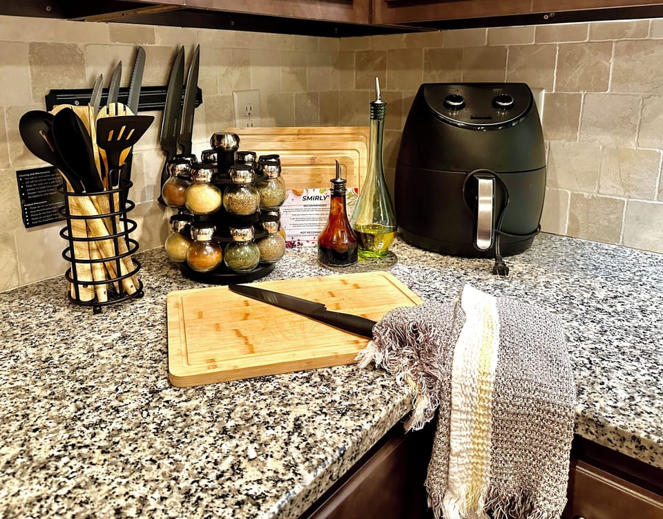 Air fryer, spices, cutting boards, and more!