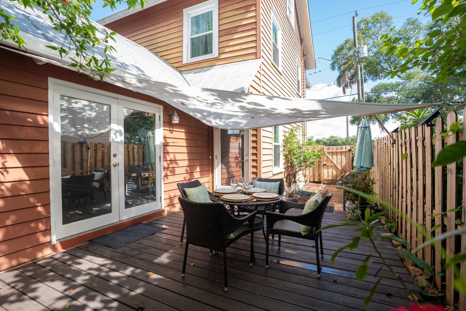 Enjoy the outdoors, grilling in your beautiful patio off the kitchen.