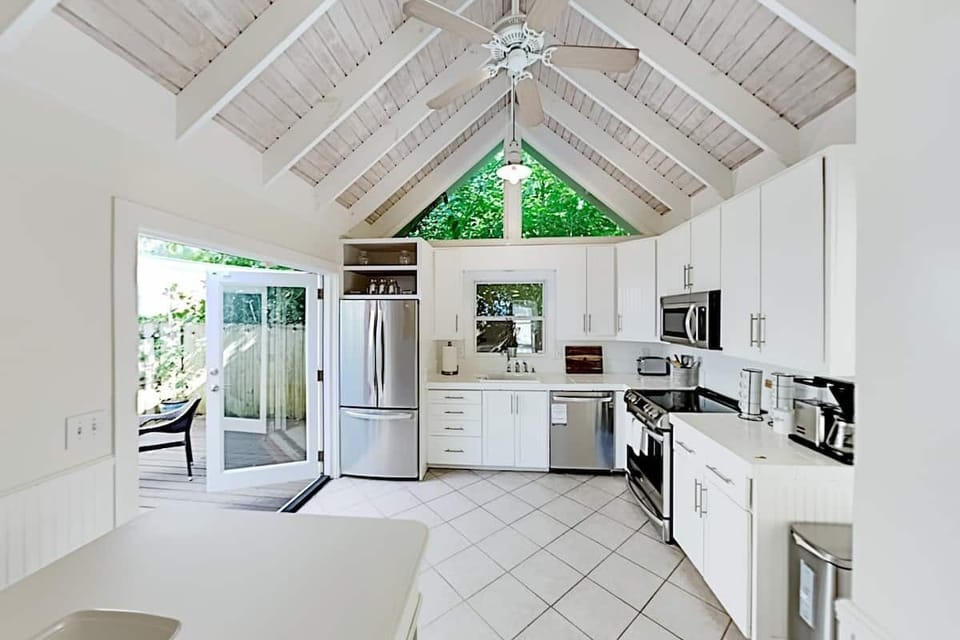 Cook in your spectacular fully equipped kitchen and eat outdoors in the patio.