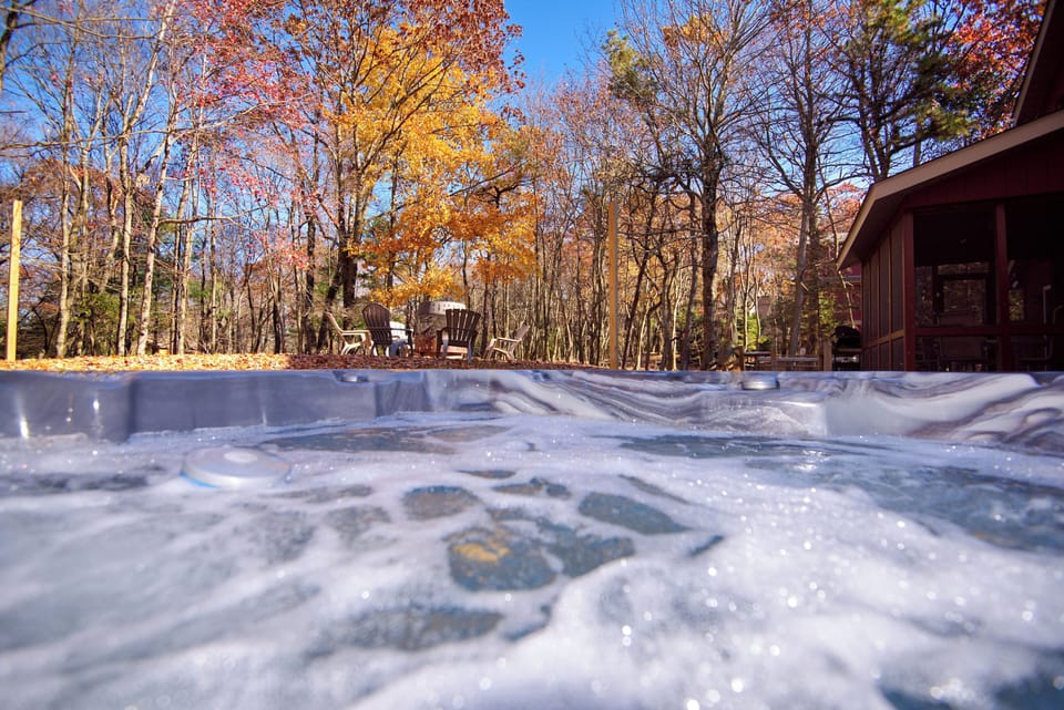 View from the hot tub! 