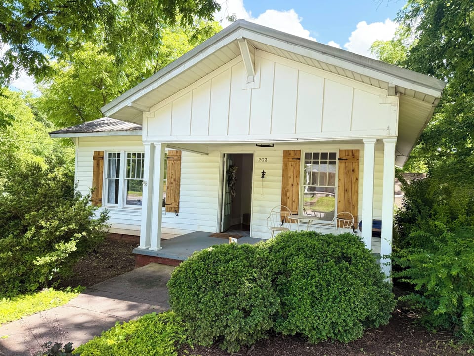 Street view of home and front entry