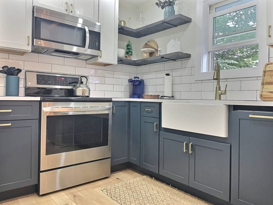 Experience culinary delight in our fully equipped kitchen, ready for all your cooking adventures.