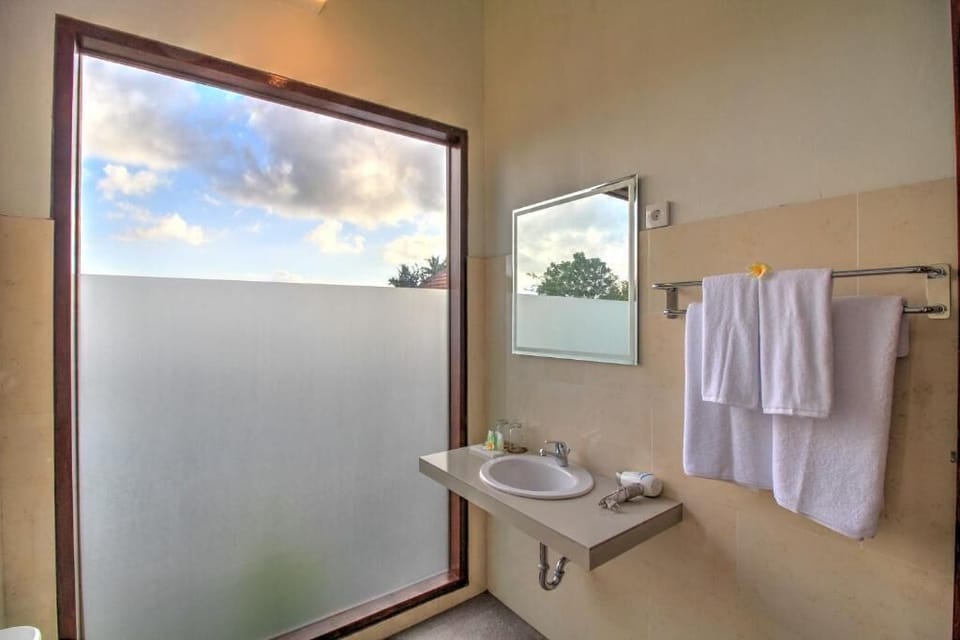 Free toiletries, hair dryer