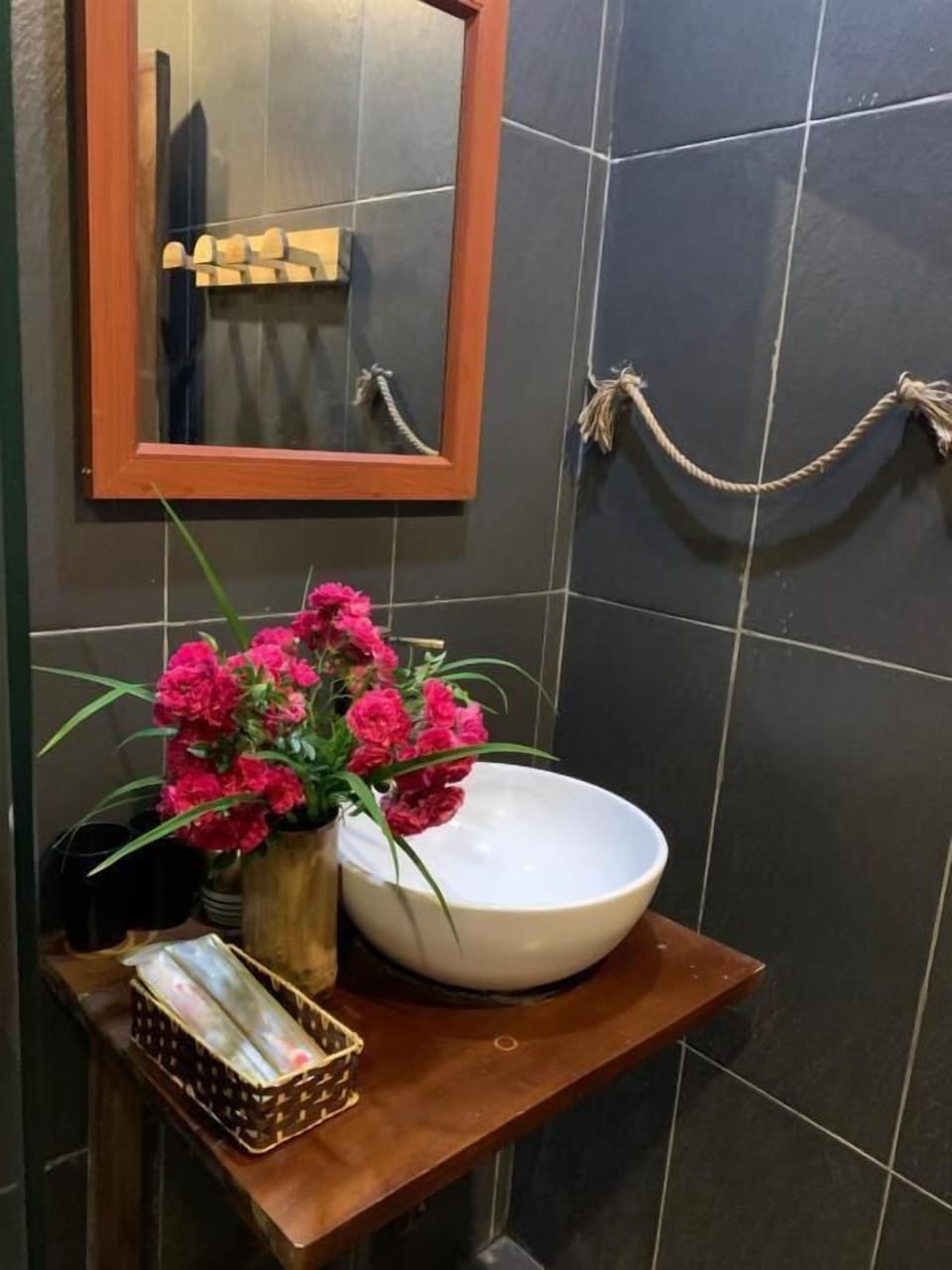 Free toiletries, hair dryer, slippers, bidet