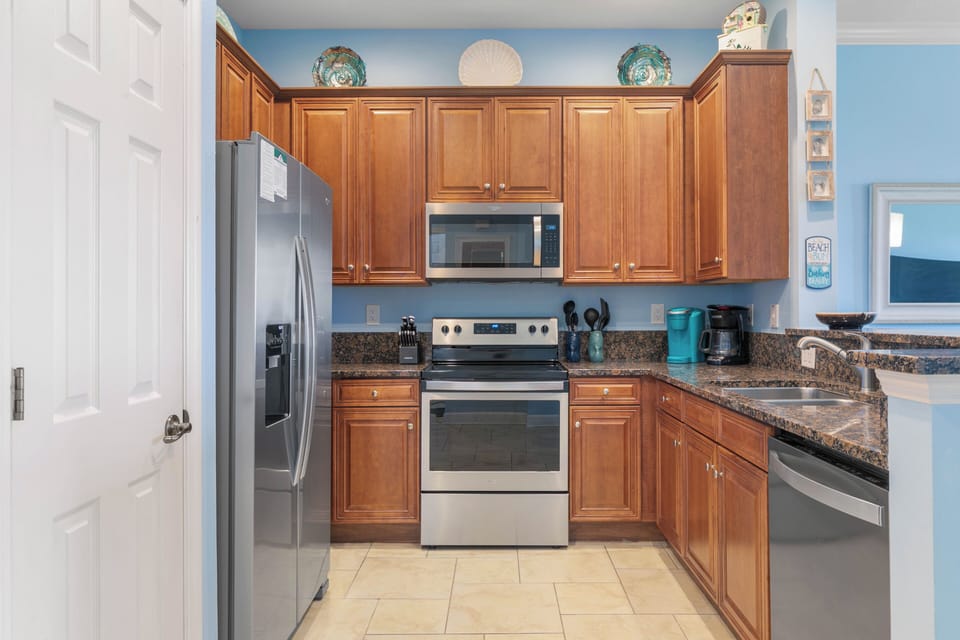 Brew up your favorite cup of morning coffee in the Keurig or the Drip Coffee maker.