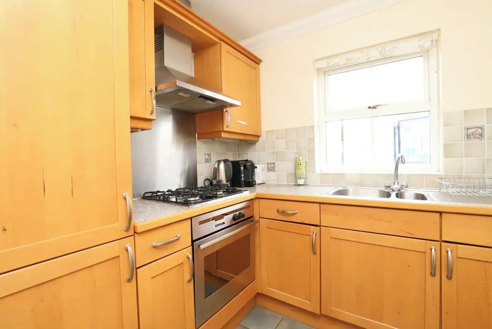 Fully Equipped Kitchen inc. Coffee Machine
