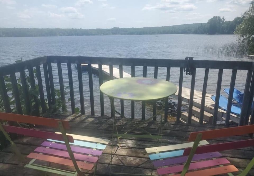 Relax while you sit above the water.