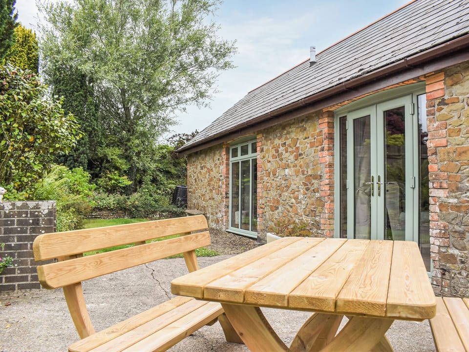 Patio | Pigaway Cottage, Petrockstow