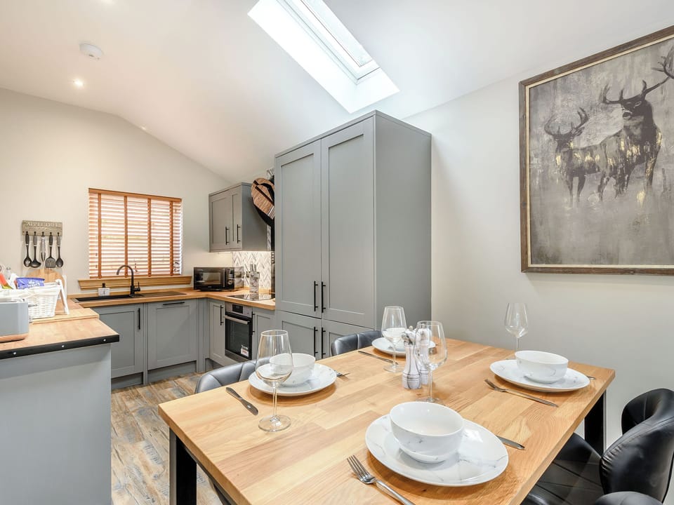 Open plan living space | Appletree Lodge, Ayr