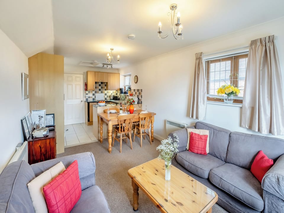Open plan living space | Hill Top Cottage - Fair Isle Holiday Cottages, Near Newport