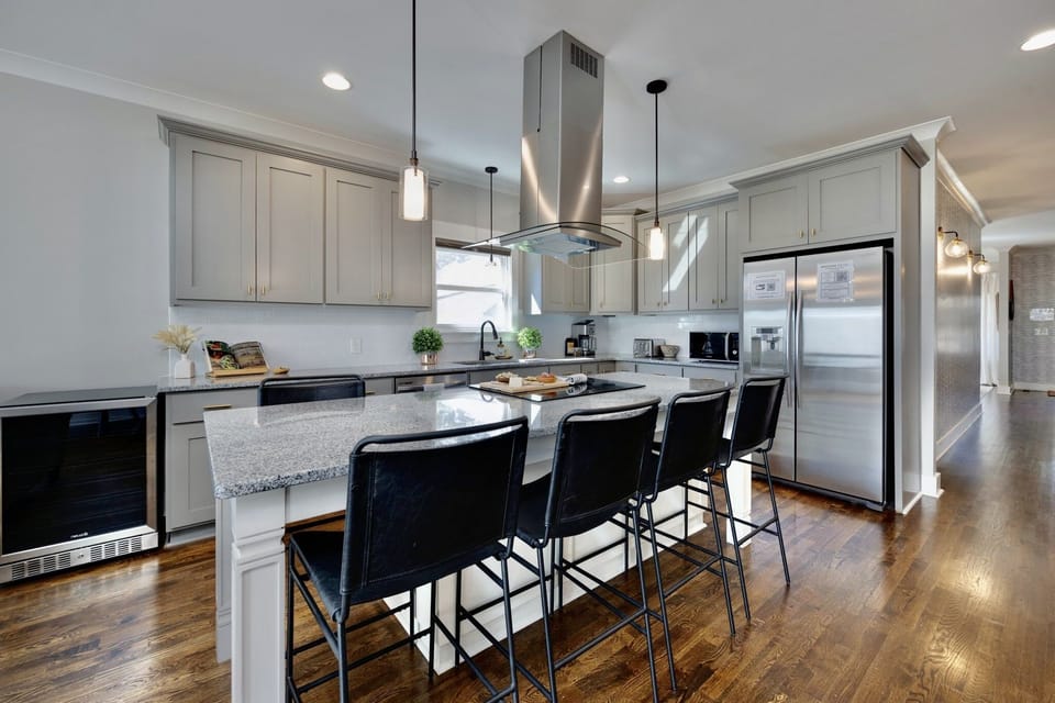 The kitchen is fully stocked and equipped for everything a chef could need