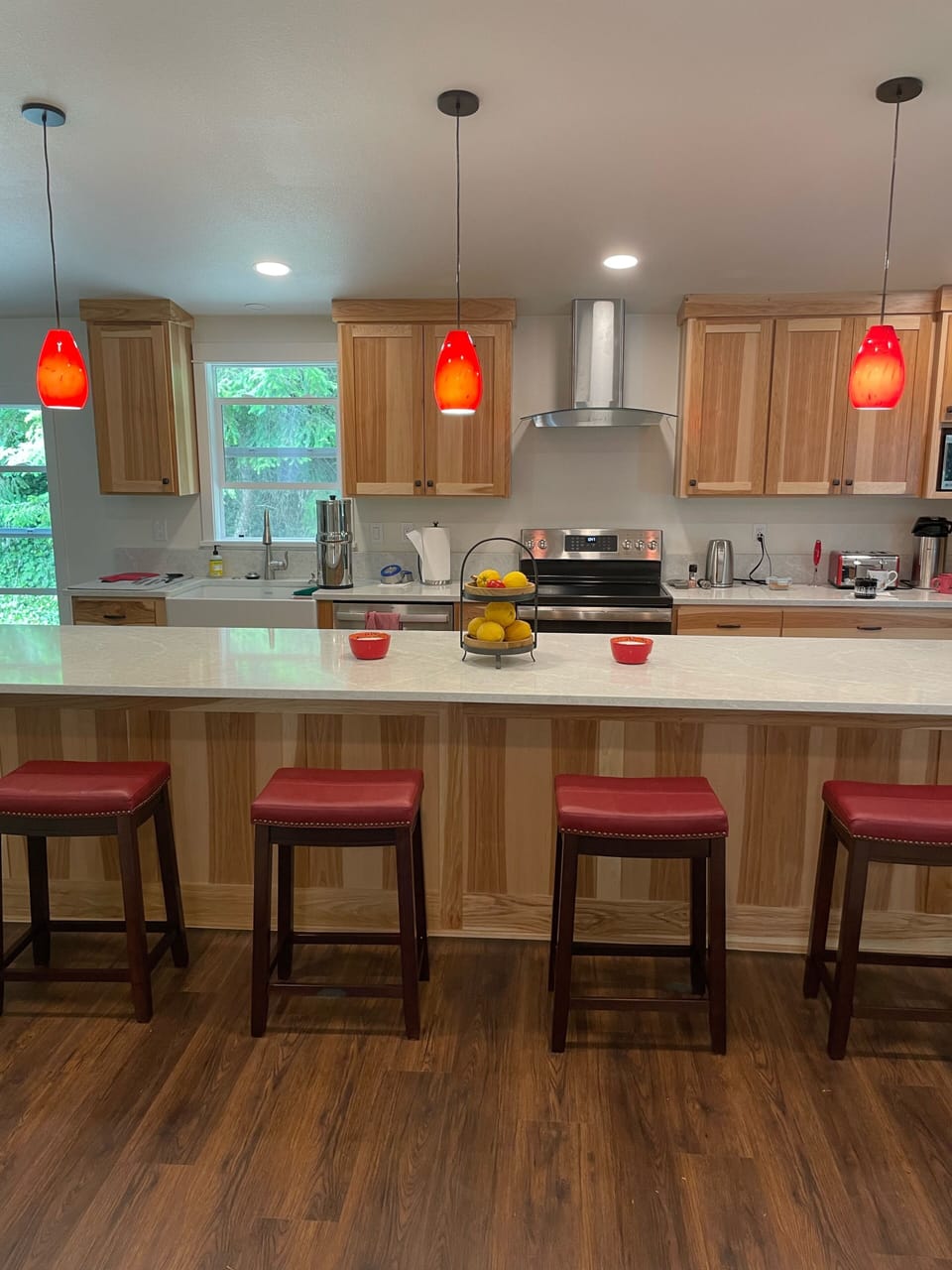 Entryway facing kitchen 