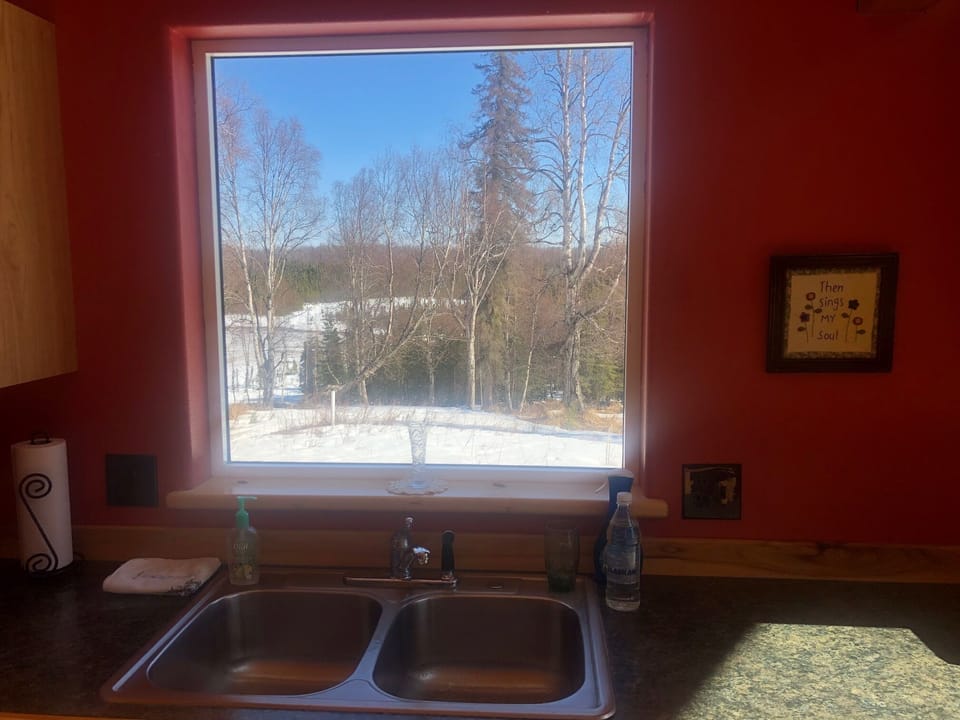 Go cross-country skiing right out your window.