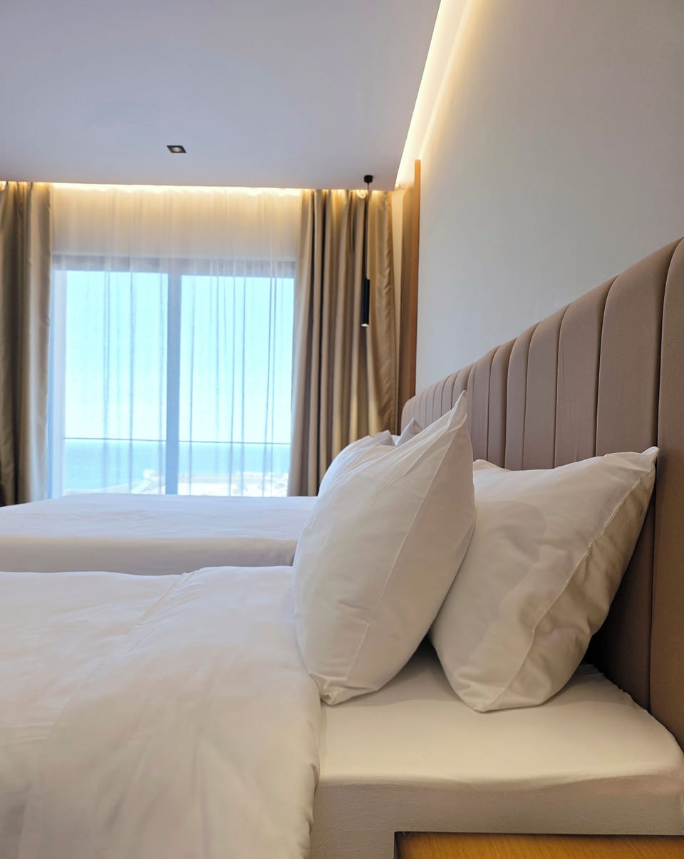 Deluxe Triple Room | Frette Italian sheets, premium bedding, down comforters