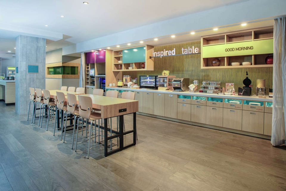 Free daily buffet breakfast