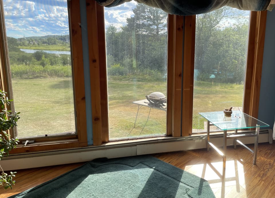 Welcome! Five acres and a river view.