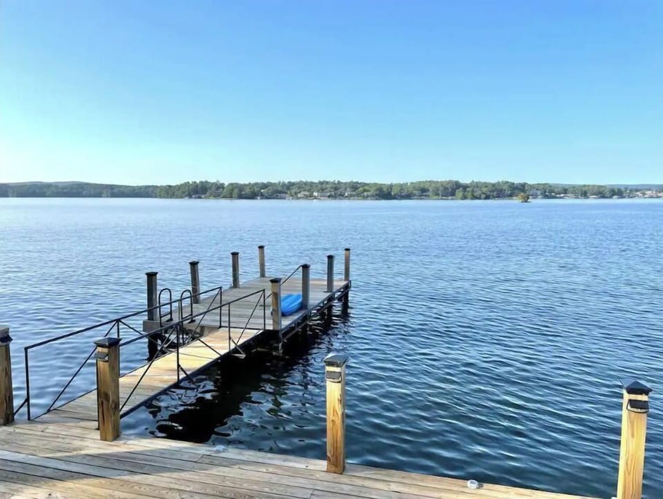 Swim dock, view from boardwalk