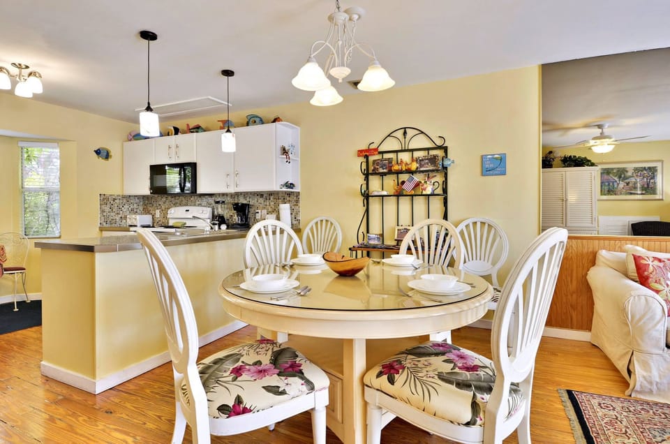 Indoor dining area.