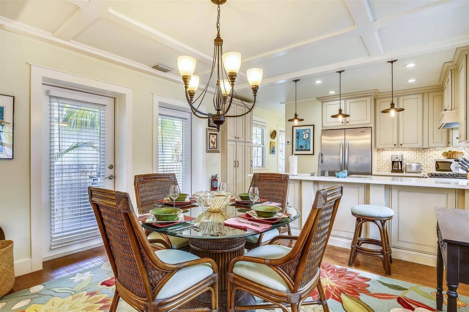 Dining table.