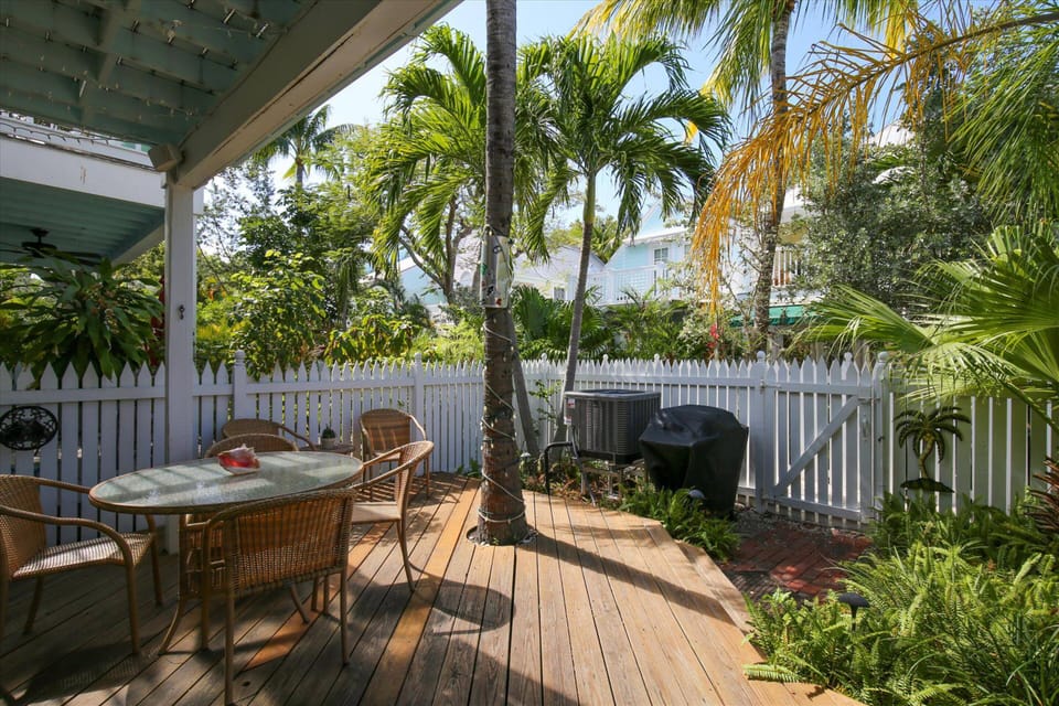 Private outdoor oasis.