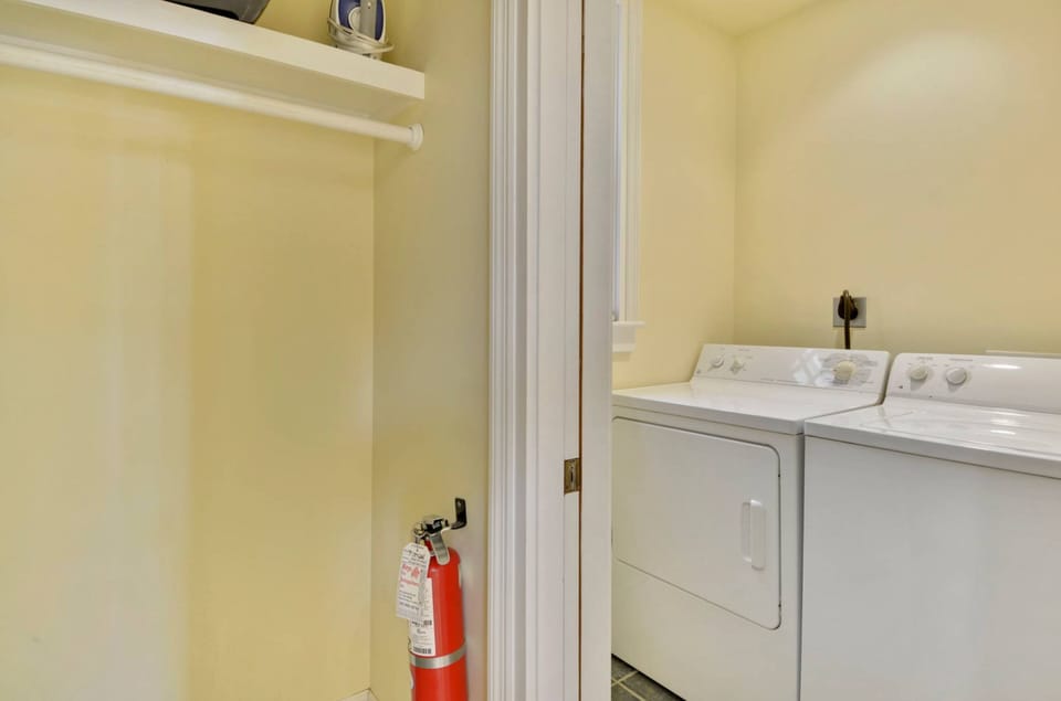 Laundry in unit.