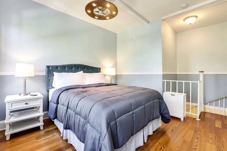 Bedroom 2 is located upstairs.