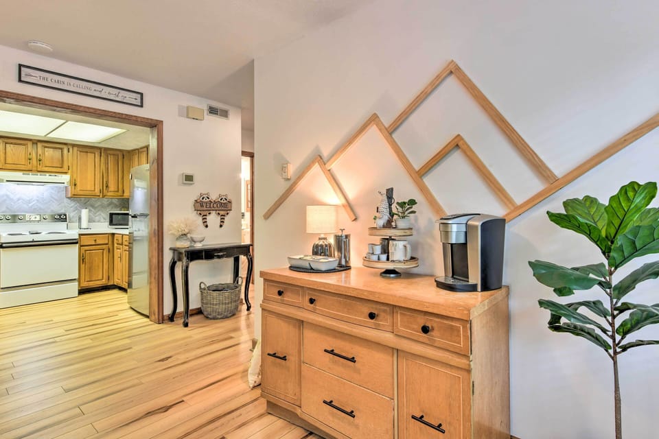 Coffee Bar | Keurig Coffee Maker | K-Cups Provided | French Press