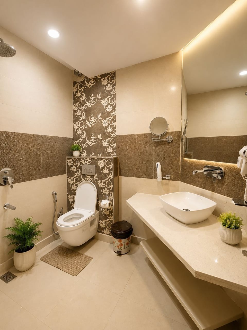Standard Room, Non Smoking | Bathroom | Shower, designer toiletries, slippers, soap