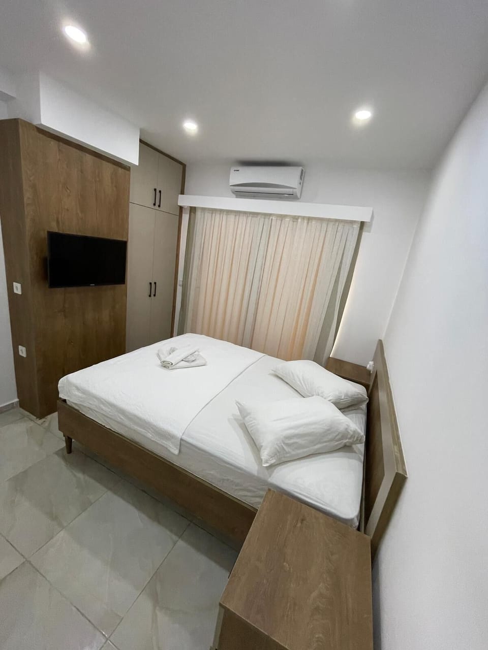 Comfort Double Room | Frette Italian sheets, premium bedding, memory foam beds, desk