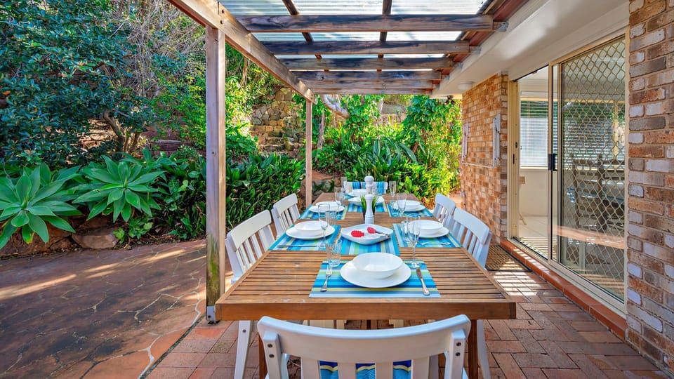 Outdoor Covered Dining Area