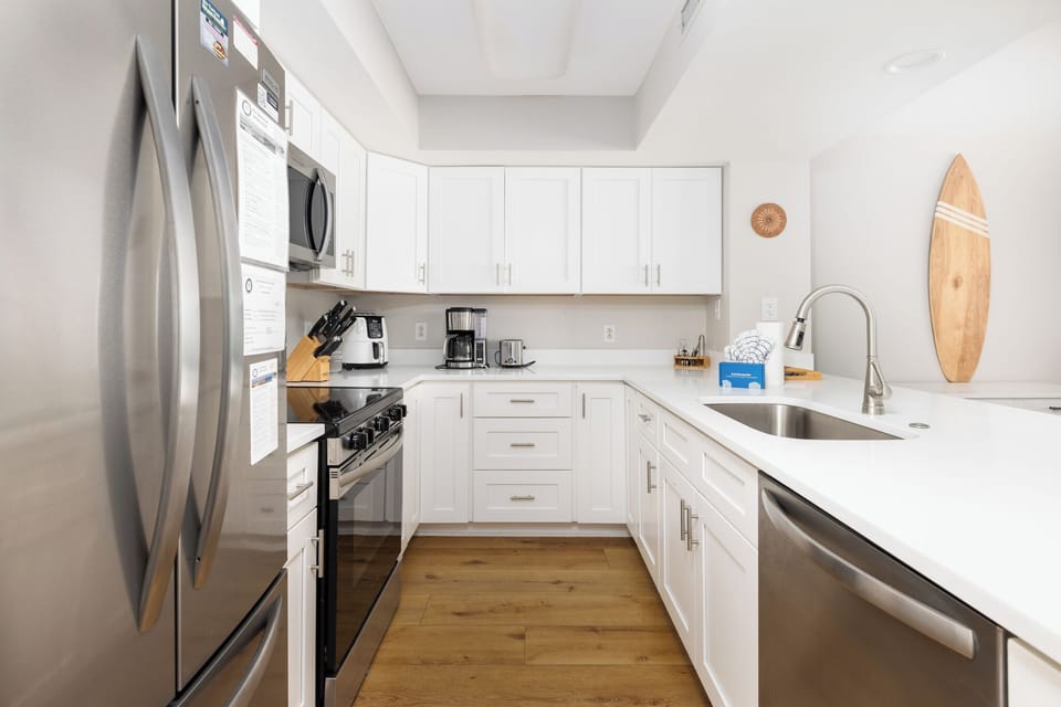 Your kitchen is fully-equipped and ready for meal time