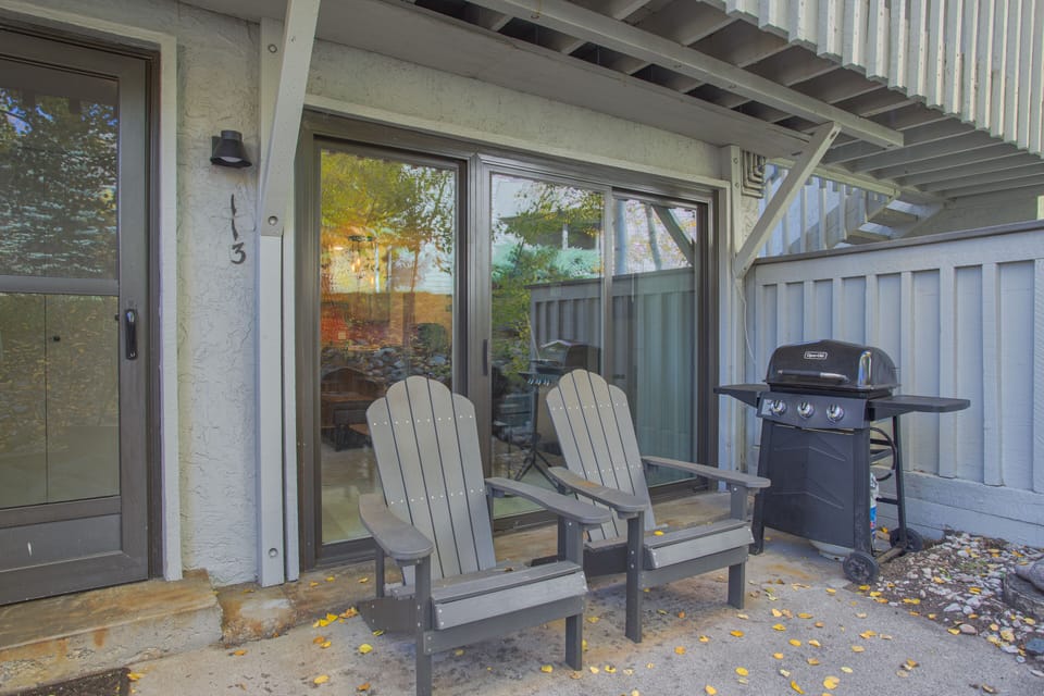 Enjoy the view with your morning coffee and a book in hand.