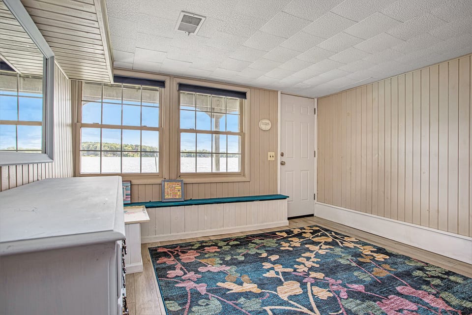 Bedroom #3 Lower Level, walk out to lake