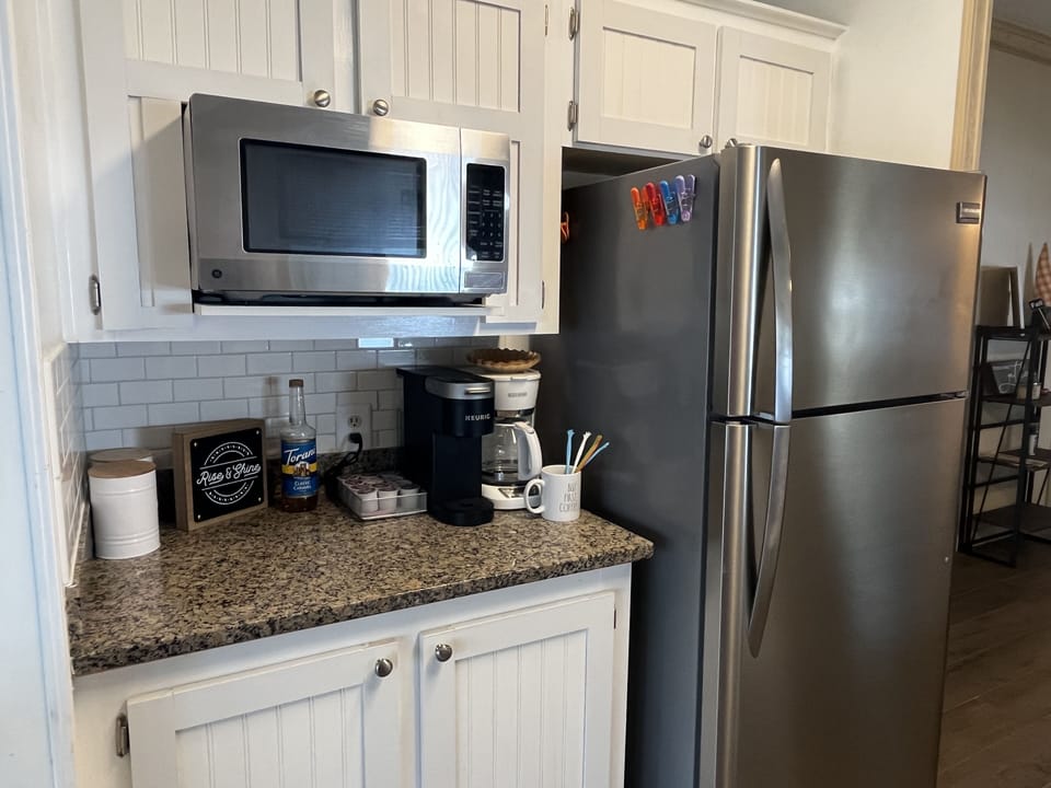 Keurig + drip coffee. Tea, sugar and Keurig pods available