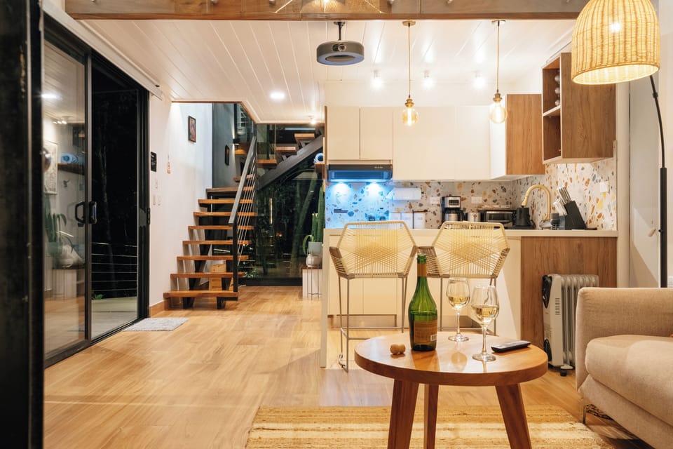Tiny House in the Forest, Hot tub, Fireplace, Forest View | Premium bedding, down comforters, pillowtop beds, free minibar