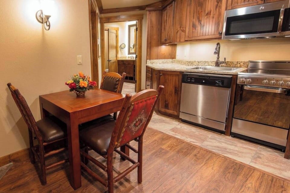 Small dining area.