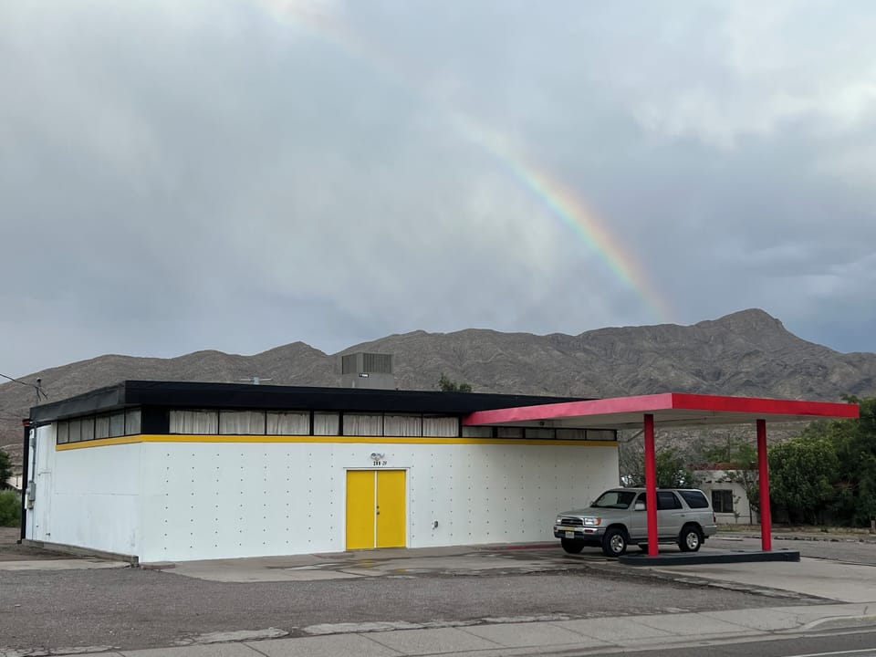 Space Castle, 5 min walk from the Rio Grande