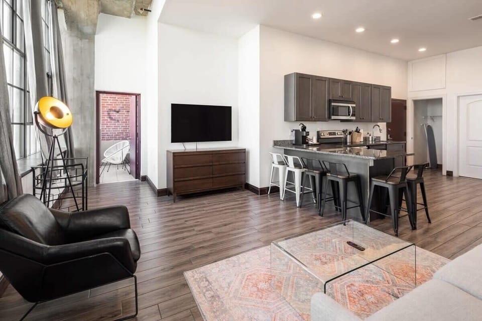 Large flat-screen TV perfect for movie night or family get-together