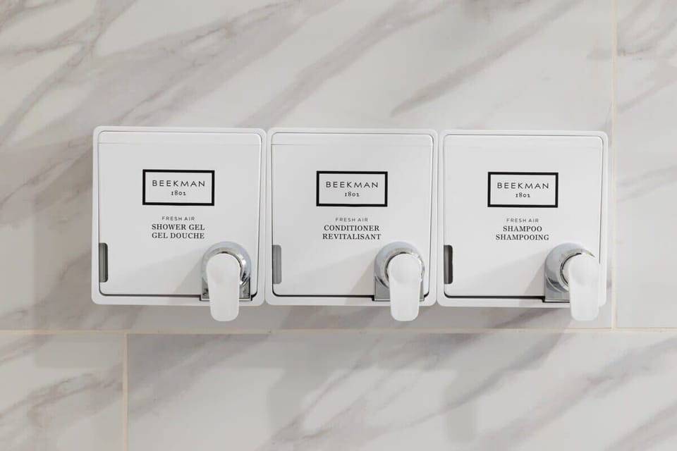 Provided bathroom essentials to give you that clean and refreshing feeling
