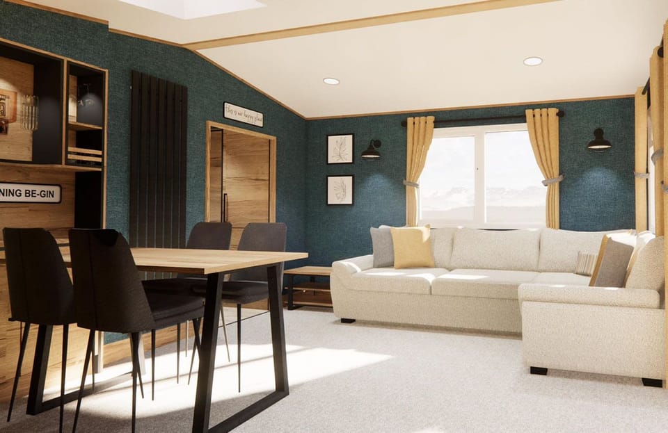 Westwood 6 Berth Accessible | Living area | Flat-screen TV