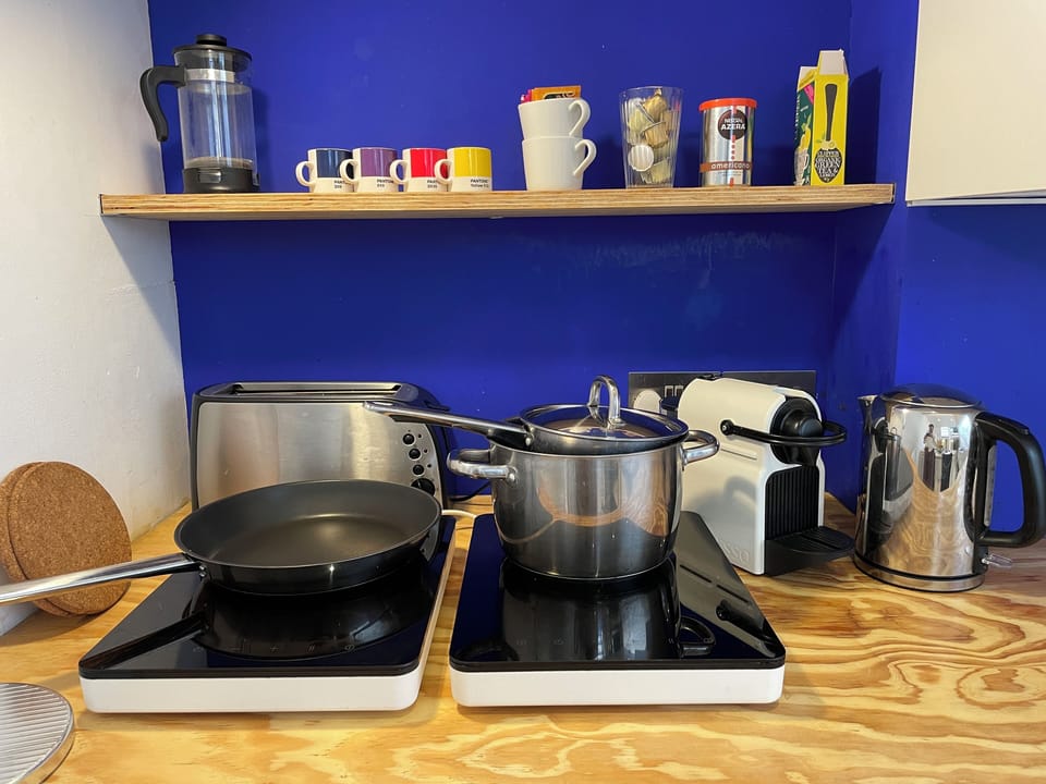Two induction hobs