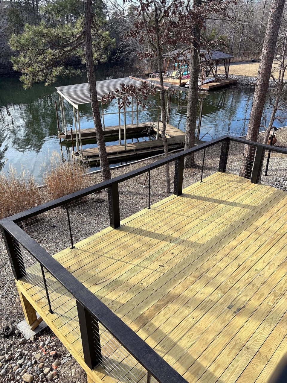 Lower Deck and Boat Dock