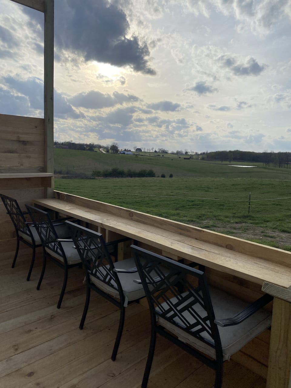 Seating with a scenic view