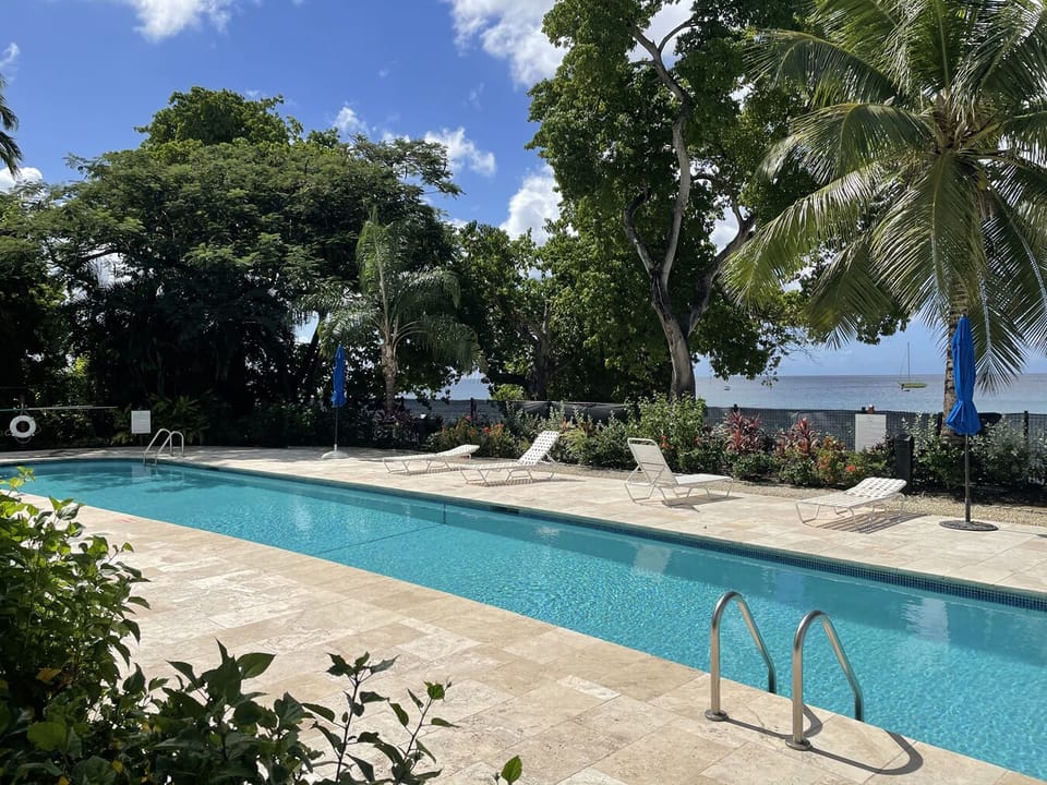 Step straight from your patio to the resort pool at Waterside. Lots of sun loungers and umbrellas available.
