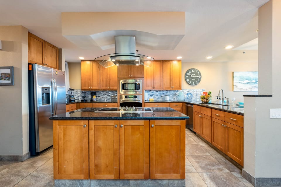 upgraded custom kitchen space