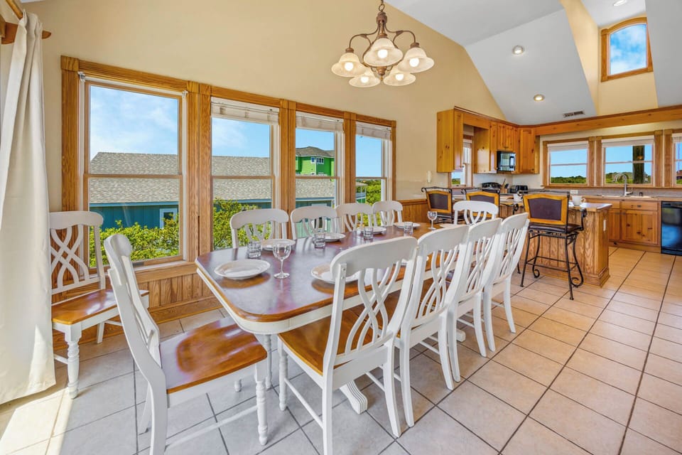 Surf or Sound Realty - 1027 - The Kinnakeet Retreat - Dining Area -2