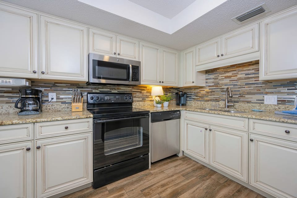 Craft delightful meals surrounded by elegant finishes and enjoy the inviting vibe of your spacious kitchen